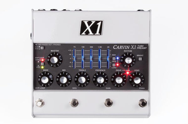 Introducing the New X1 All Tube Guitar Preamp Pedal