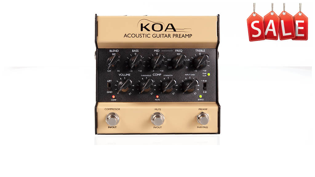 carvin koa acoustic preamp guitar pedal