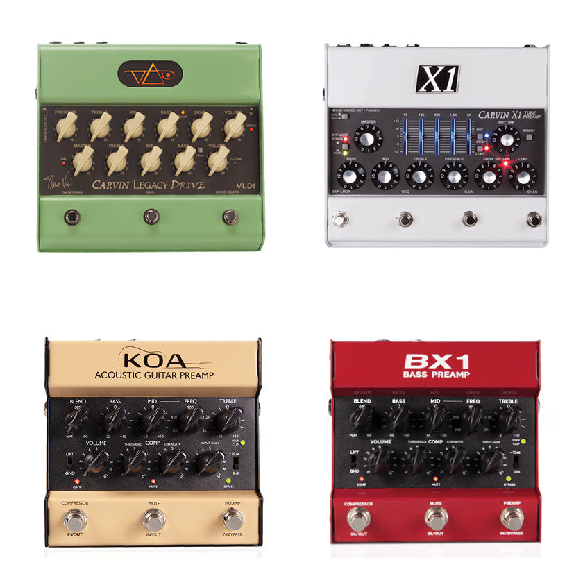 carvin guitar and bass preamp pedals