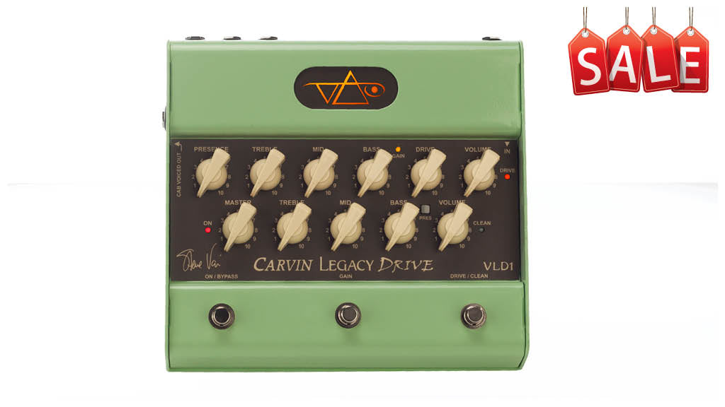 carvin steve vai legacy drive all tube guitar preamp pedal vld1
