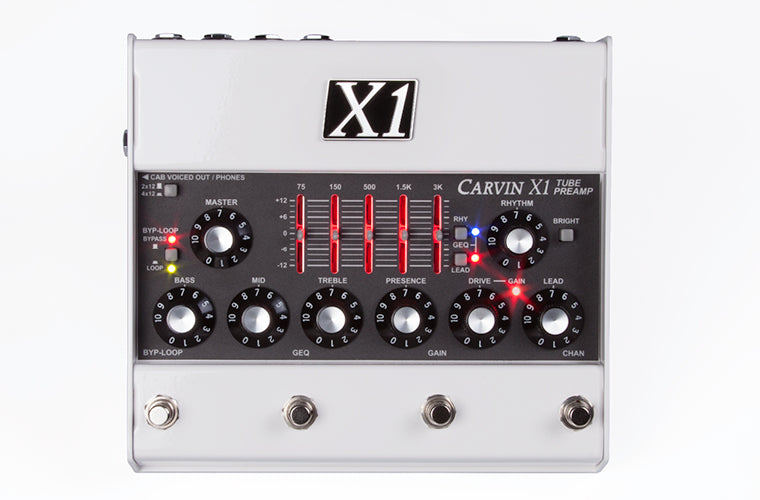 carvin x1 all tube preamp pedal