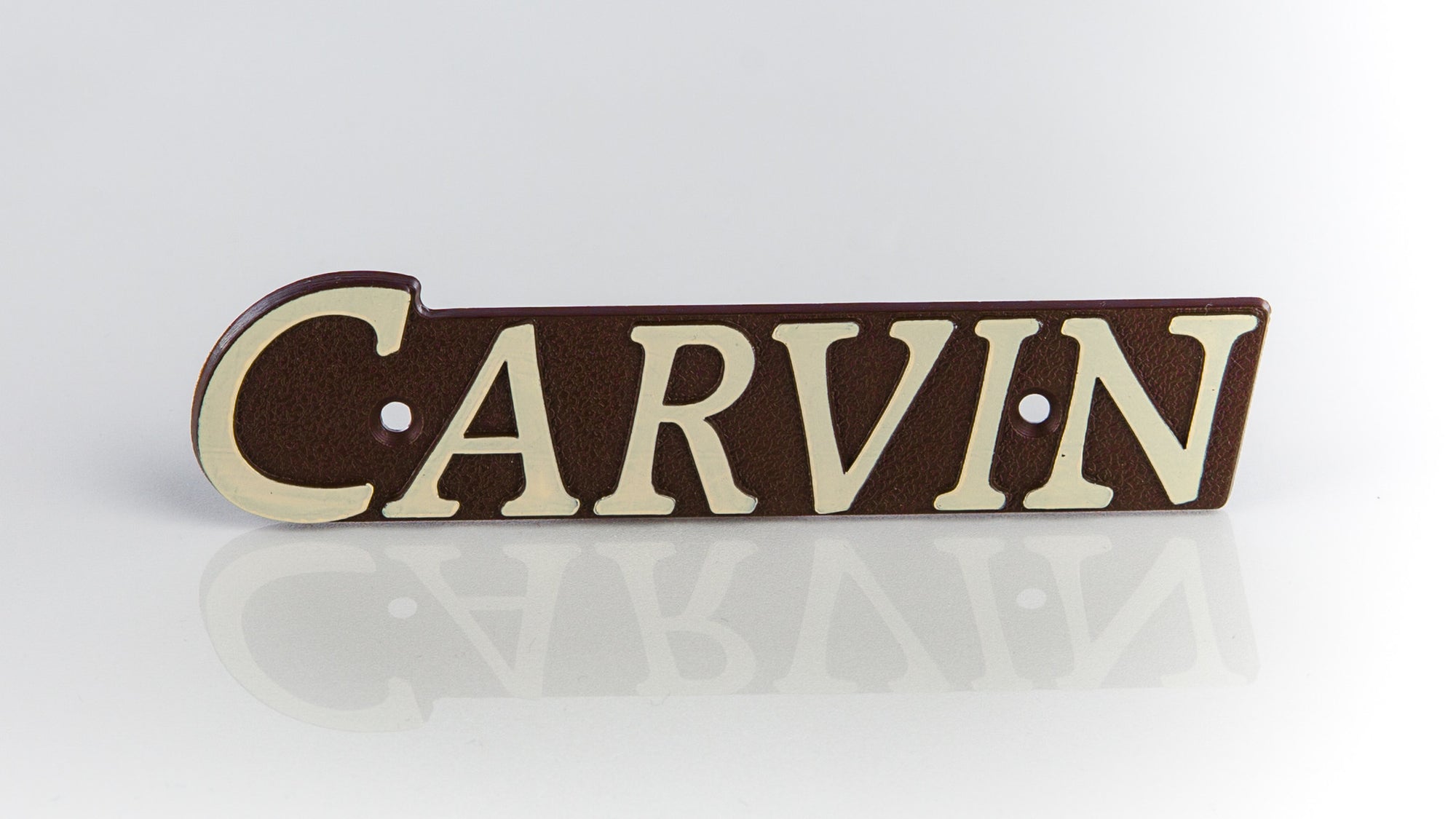 Carvin logo badge for vintage series amlifier