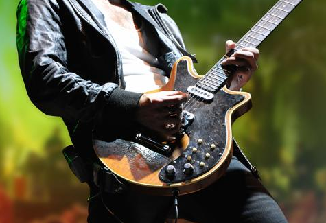 Guitar Player Using Reverb