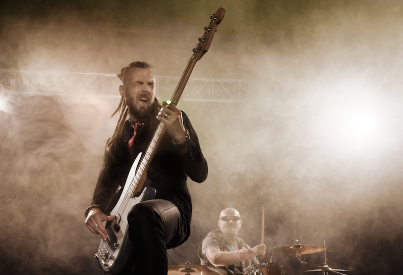 Agressive Bass Player