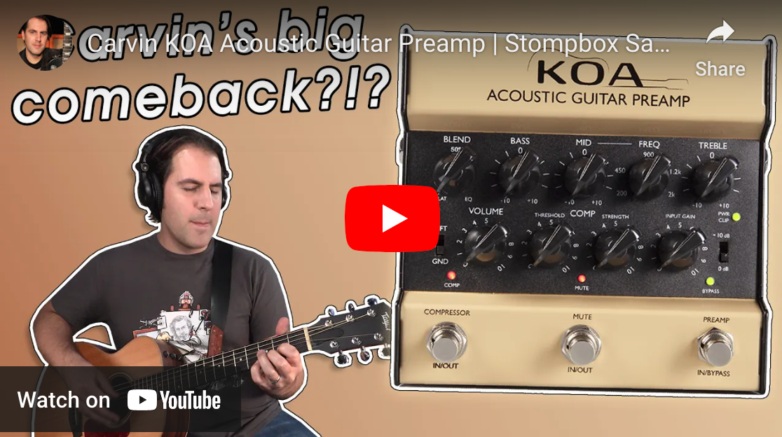 KOA Acoustic Guitar Preamp Review