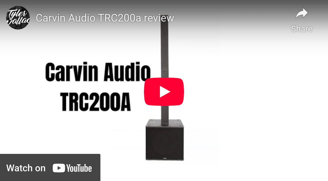 TRC200A Column Array System Review by DJ Tyler Wallace