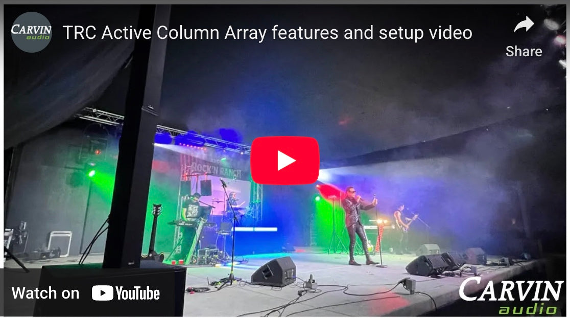 TRC Active Column Array Features and Setup Video