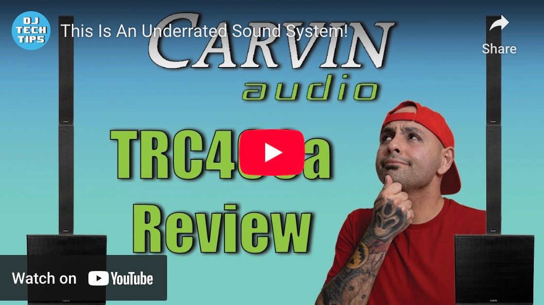 TRC Column Array System Video Review by DJ Tech Tips