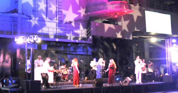 Concert with active speaker system