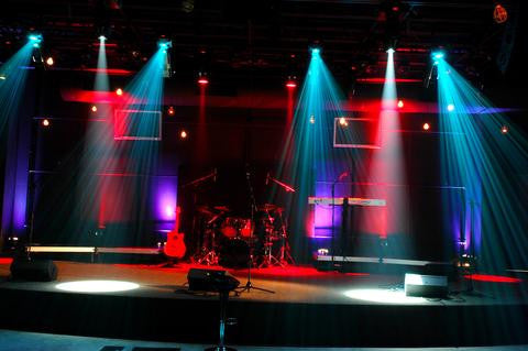 Stage with PA System