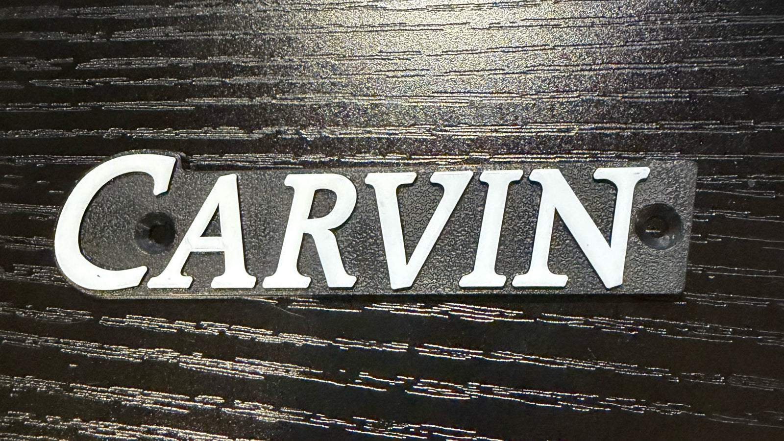 Large Carvin Logo Badge for TRx, SCx and QX loudspeakers