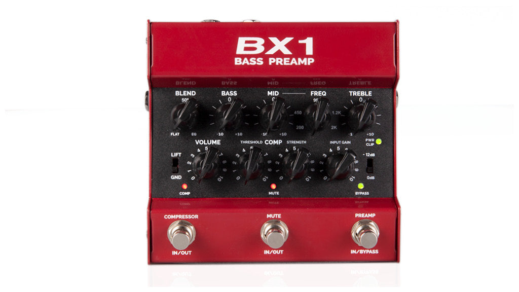 preamp pedal in fx loop Carvin BX1 Bass Preamp