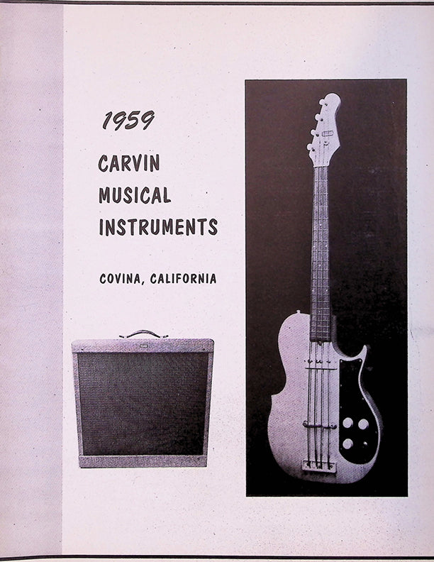 carvin catalog cover 1959