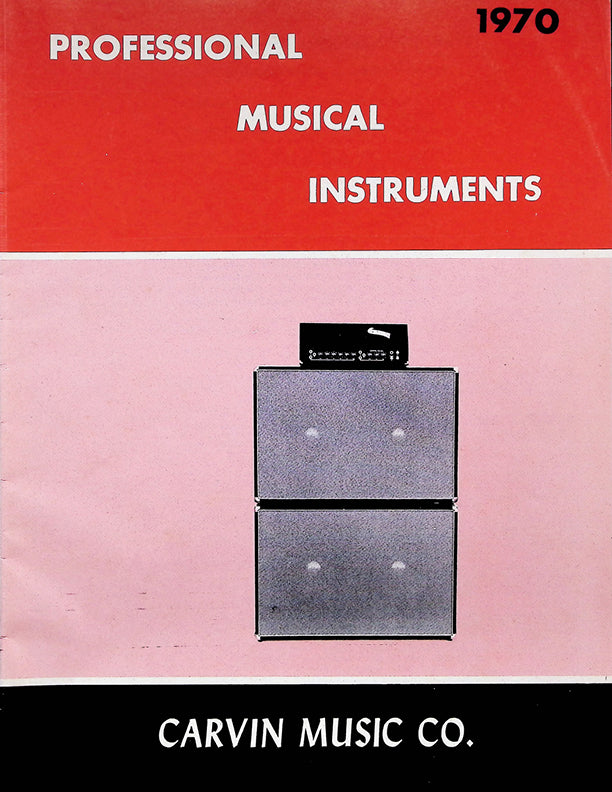 carvin catalog cover 1970