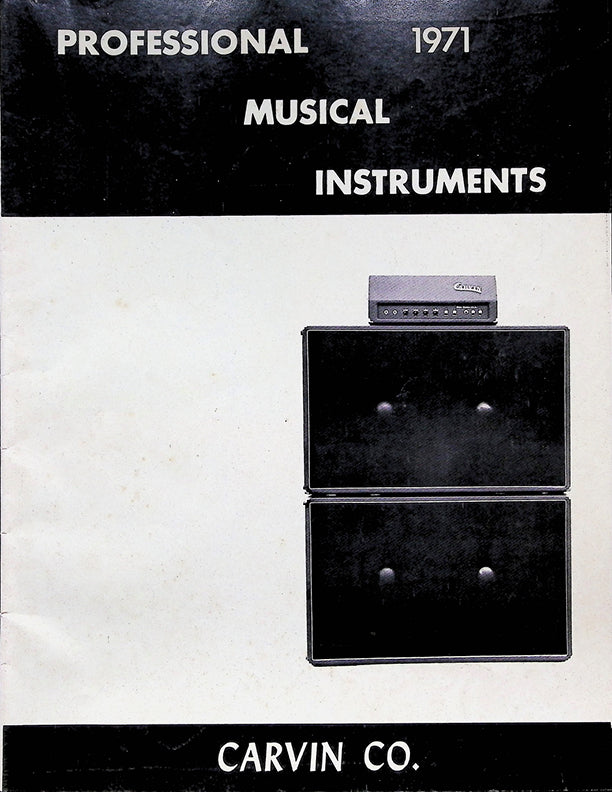 carvin catalog cover 1971