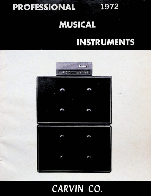 carvin catalog cover 1972