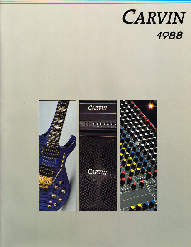 Carvin Catalog Cover 1988