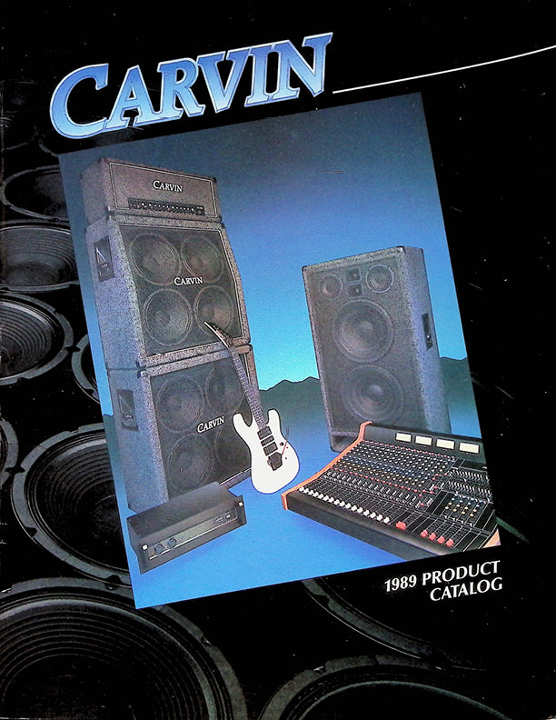 Carvin Catalog Cover 1989