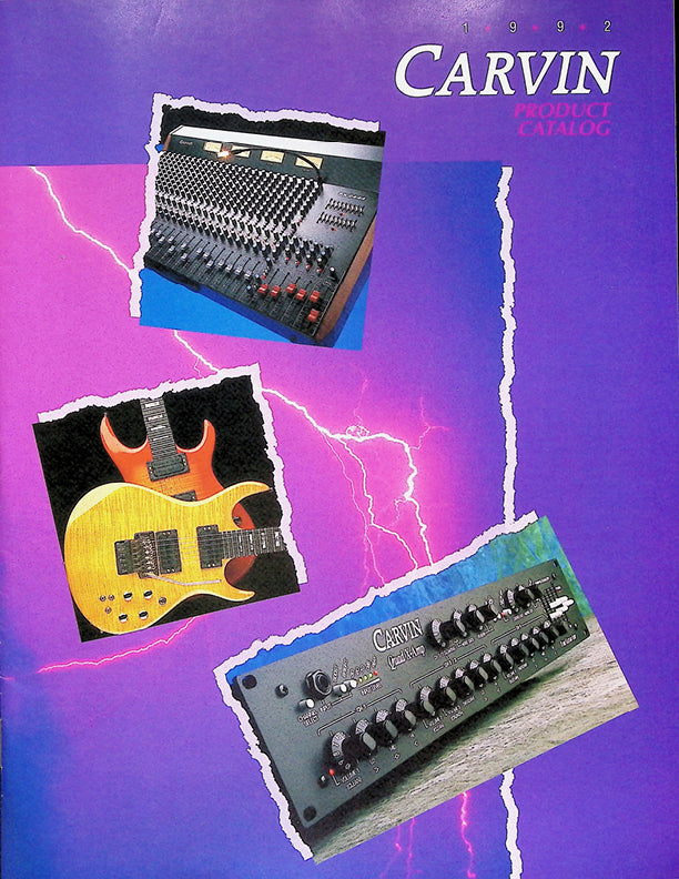 Carvin Catalog Cover 1992