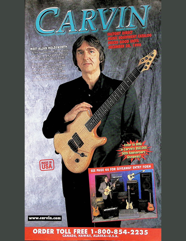 Carvin Catalog Cover 1996