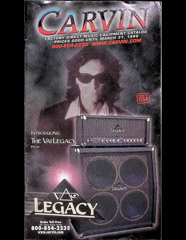 Carvin Catalog Cover 1999