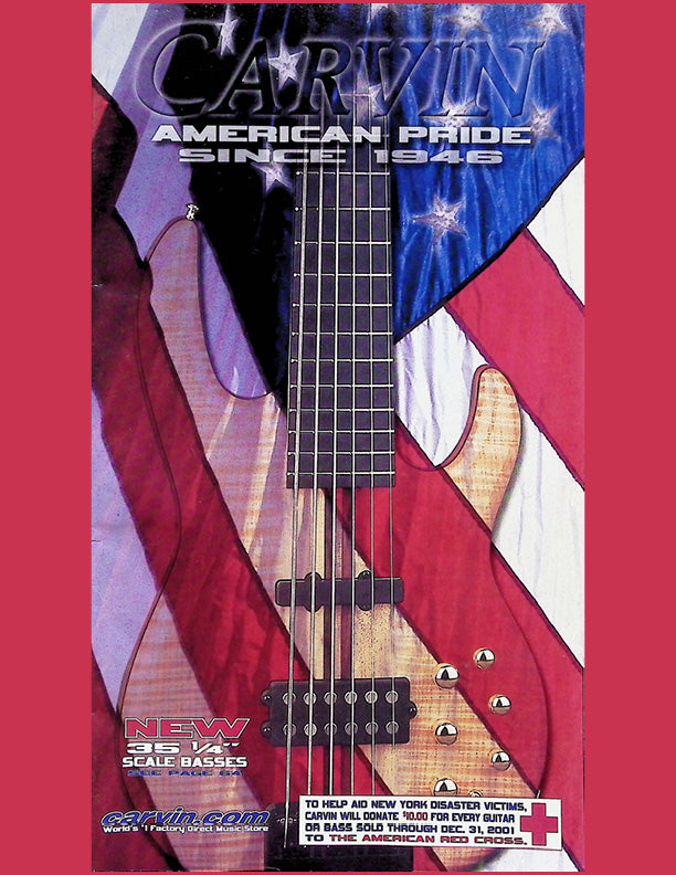 Carvin Catalog Cover 2001