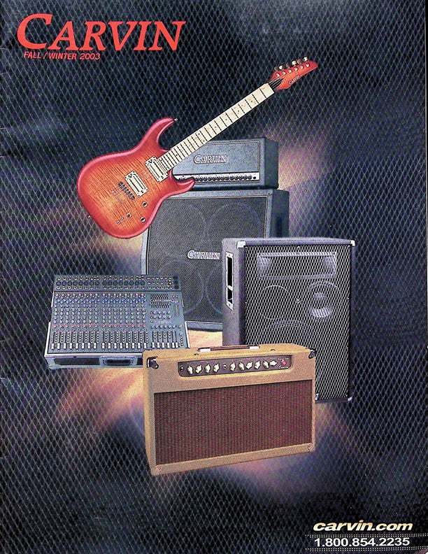 Carvin Catalog Cover 2003