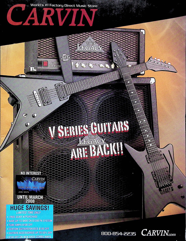 Carvin Catalog Cover 2008