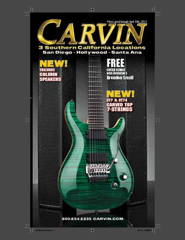 Carvin Catalog Cover 2013