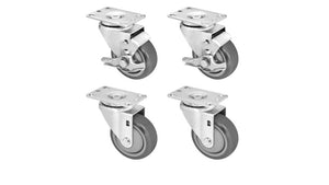 3" Heavy Duty Caster Wheel Set