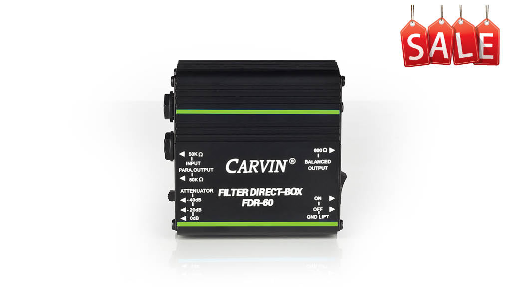 Carvin FDR60 Filter Direct Box for acoustic guitar