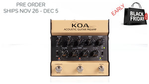 koa acoustic guitar preamp