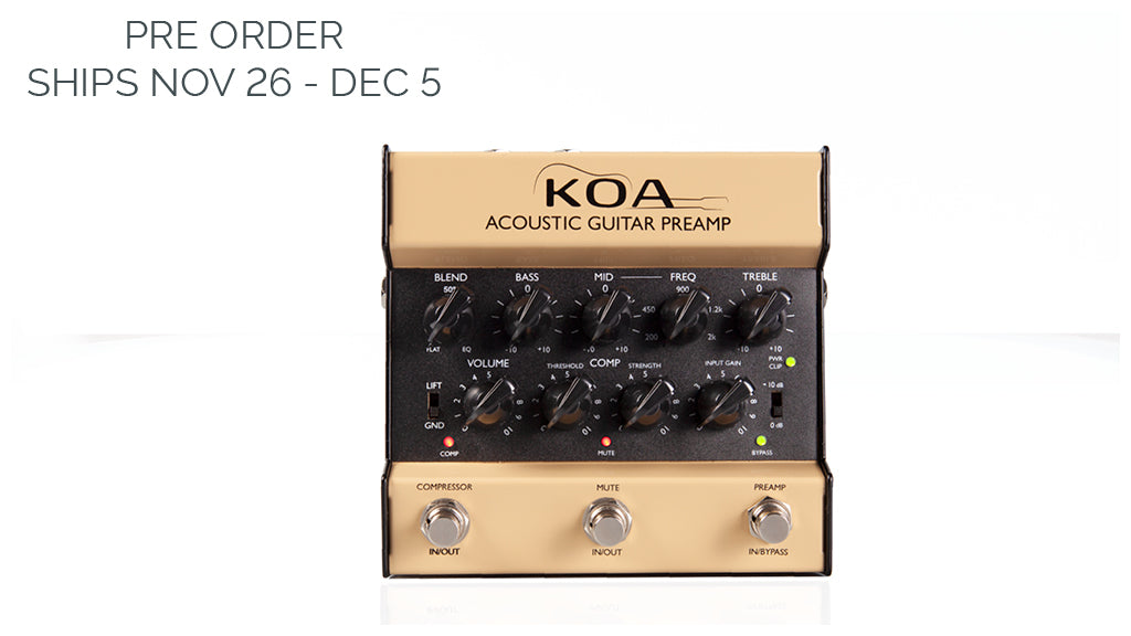 koa acoustic guitar preamp
