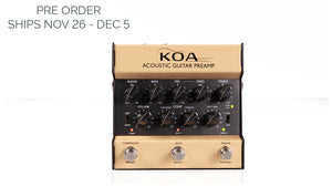 koa acoustic guitar preamp