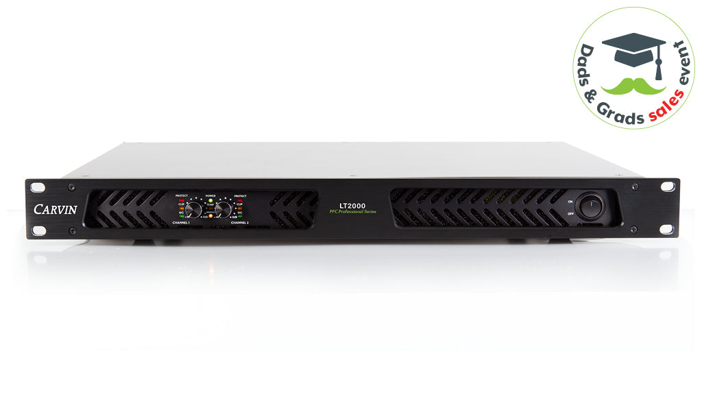 2000W 2-channel single space power amplifier
