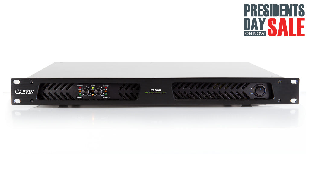 carvin LT2000 2-channel 2000W power amplifier