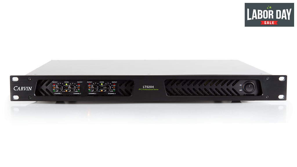 4 channel 5150W 1U rack mount power amplifier with Power Factor Correction 