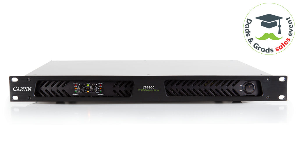 5800W 2-channel single space power amplifier