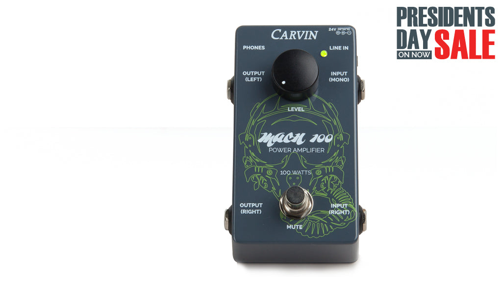 carvin mach100 100w stereo guitar pedal 