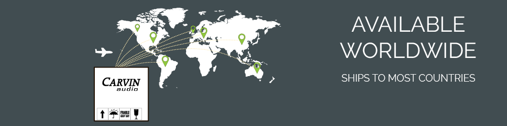 carvin audio ships worldwide