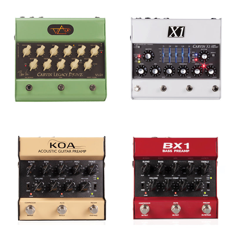 carvin guitar and bass preamp pedals