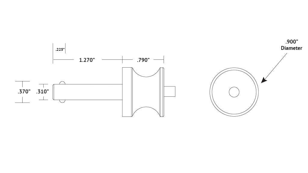 quick release pin for TRx5210AN and TRx5118A line array series