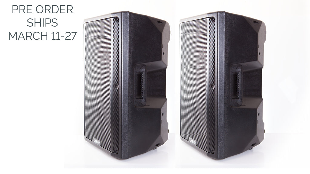 15-inch 2000w loudspeaker system carvin qx15a