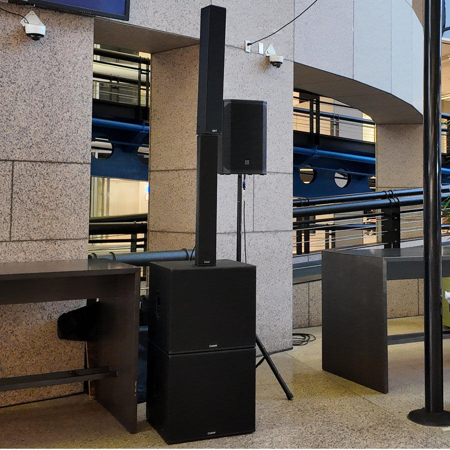 carvin trc column array series in use