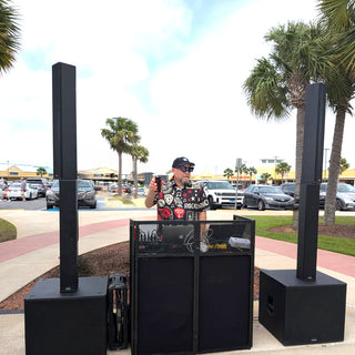carvin trc column array series in use