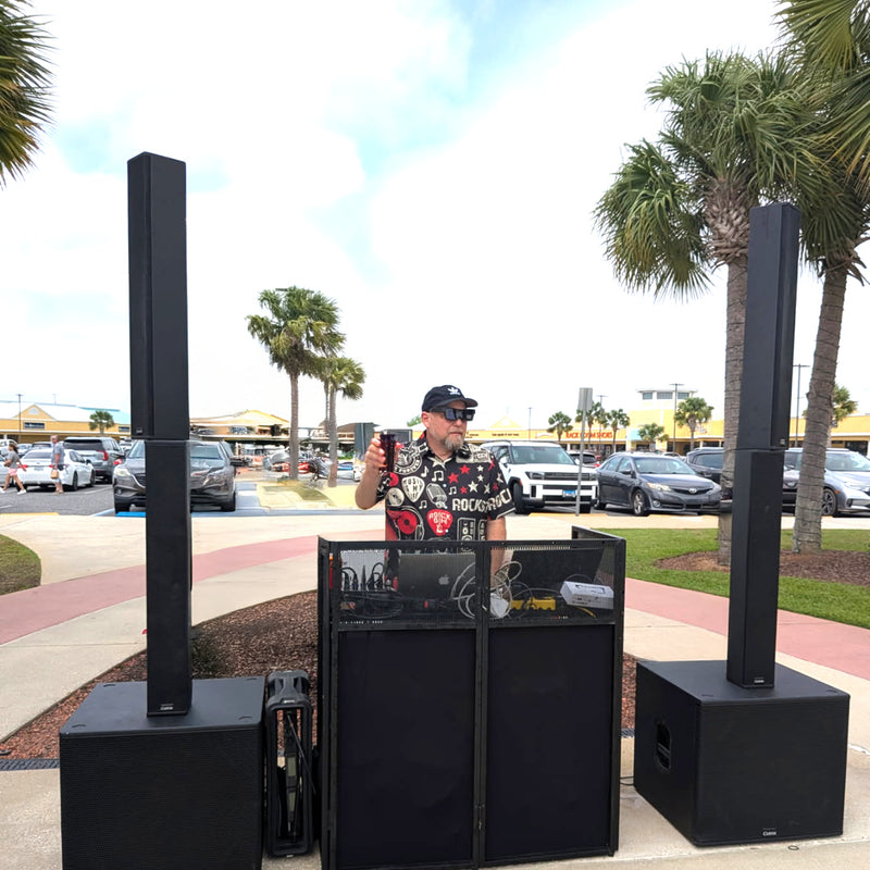 carvin trc column array series in use