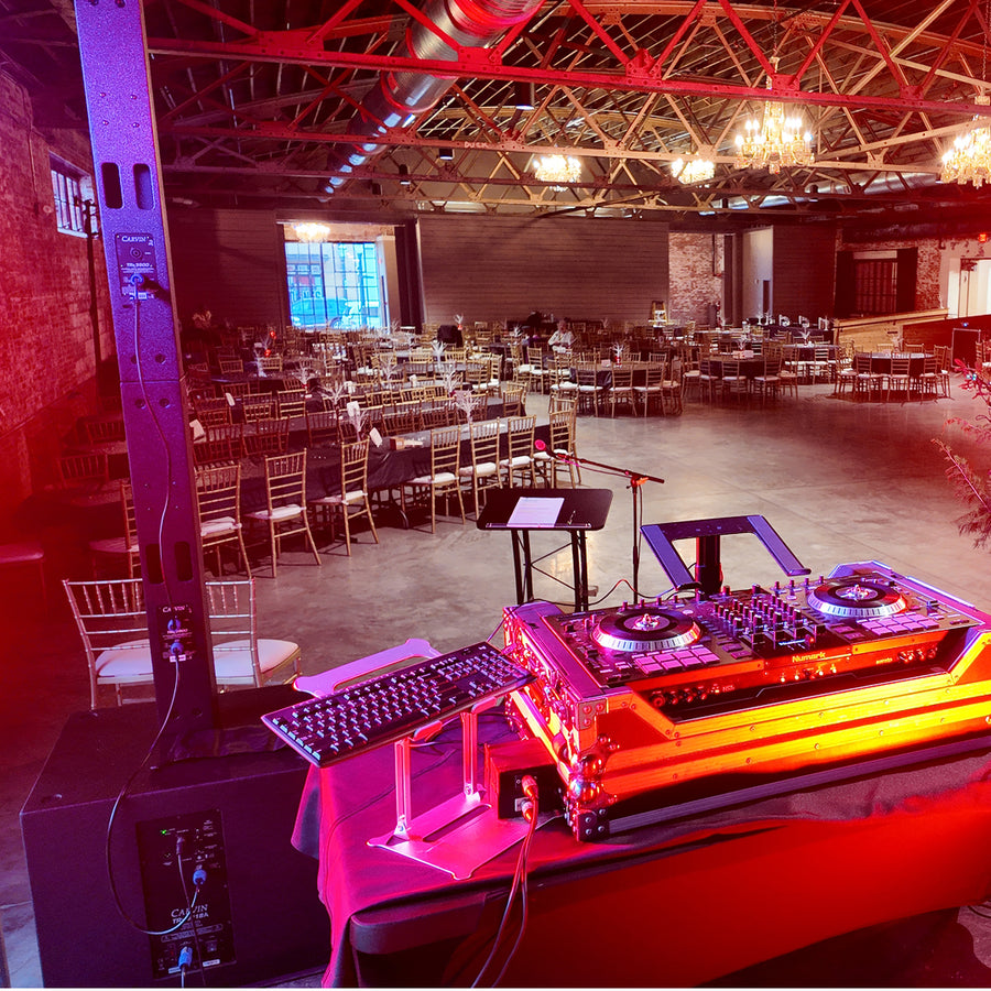 carvin trc column array series in use