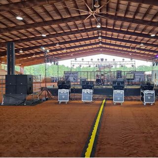 carvin trc column array series in use