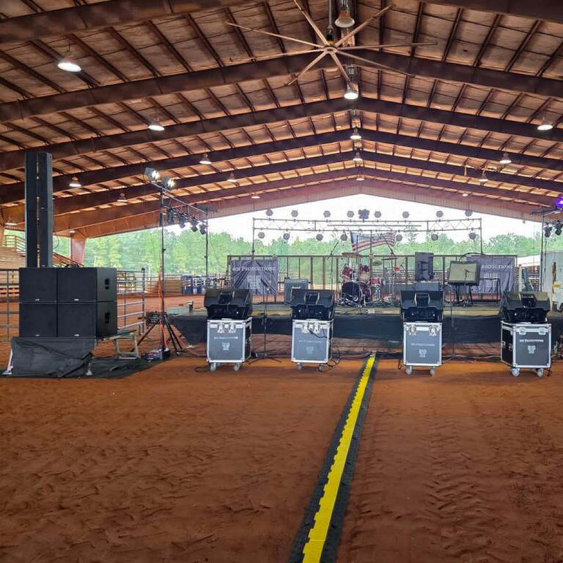 carvin trc column array series in use