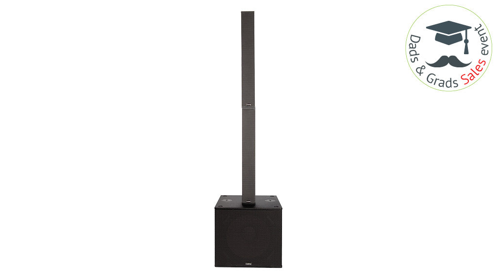 2000W active column array sound system with 18-inch subwoofer